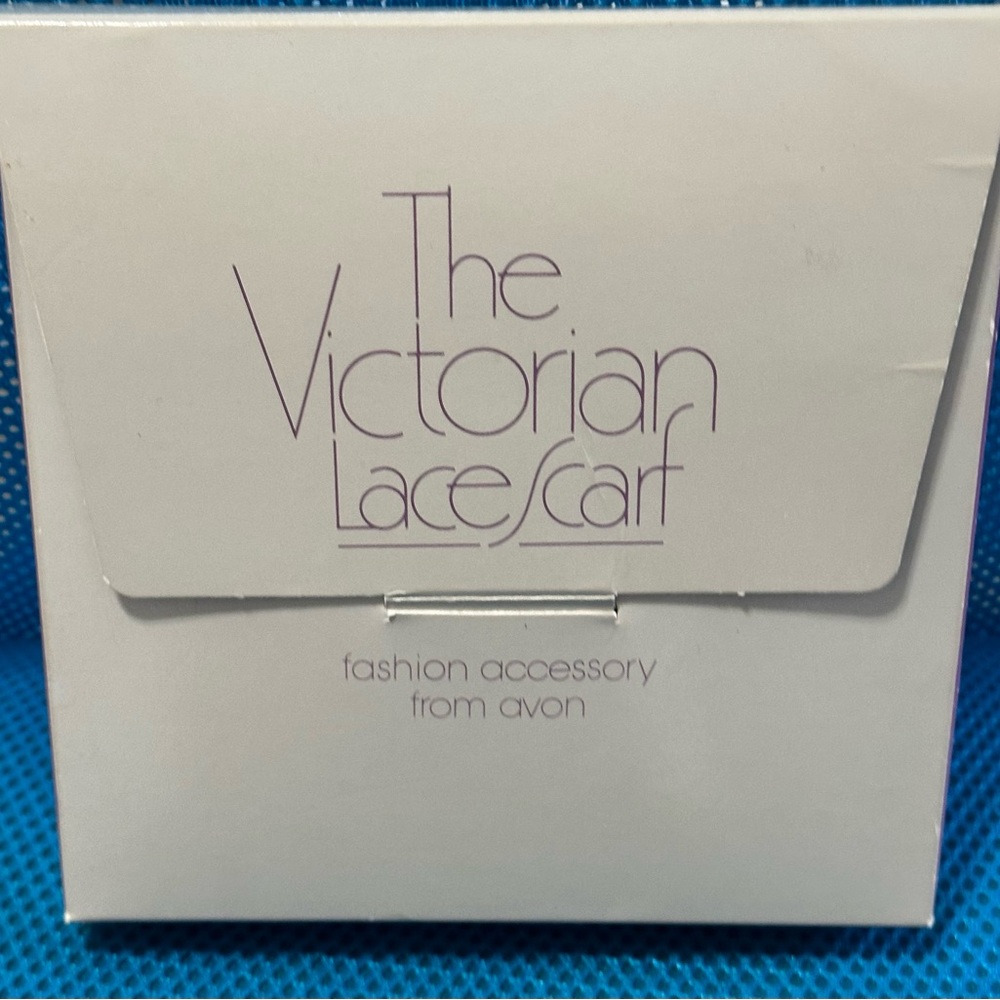1983 Vintage The Victorian Lace Scarf Fashion Accessory From Avon